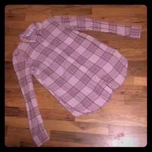 Old Navy Pink Plaid Button Up! Size XS